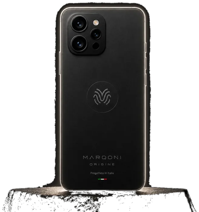 Marqoni Origine smartphone Linux italiano su pietra